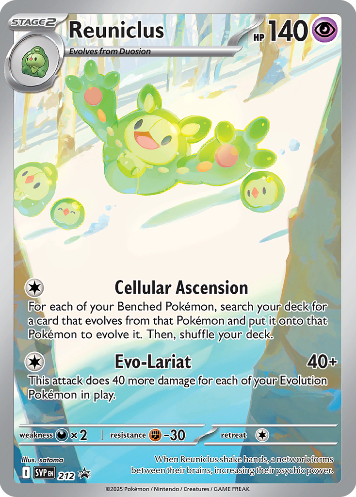 Reuniclus Pokémon card