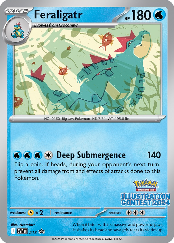 Feraligatr Pokémon card