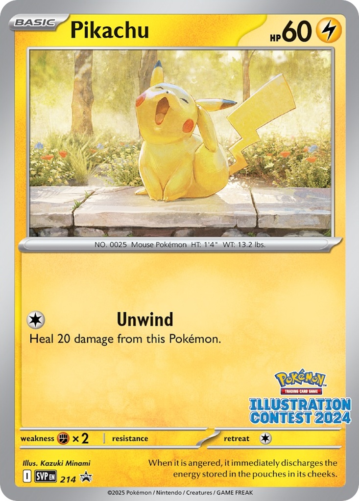 Pikachu Pokémon card