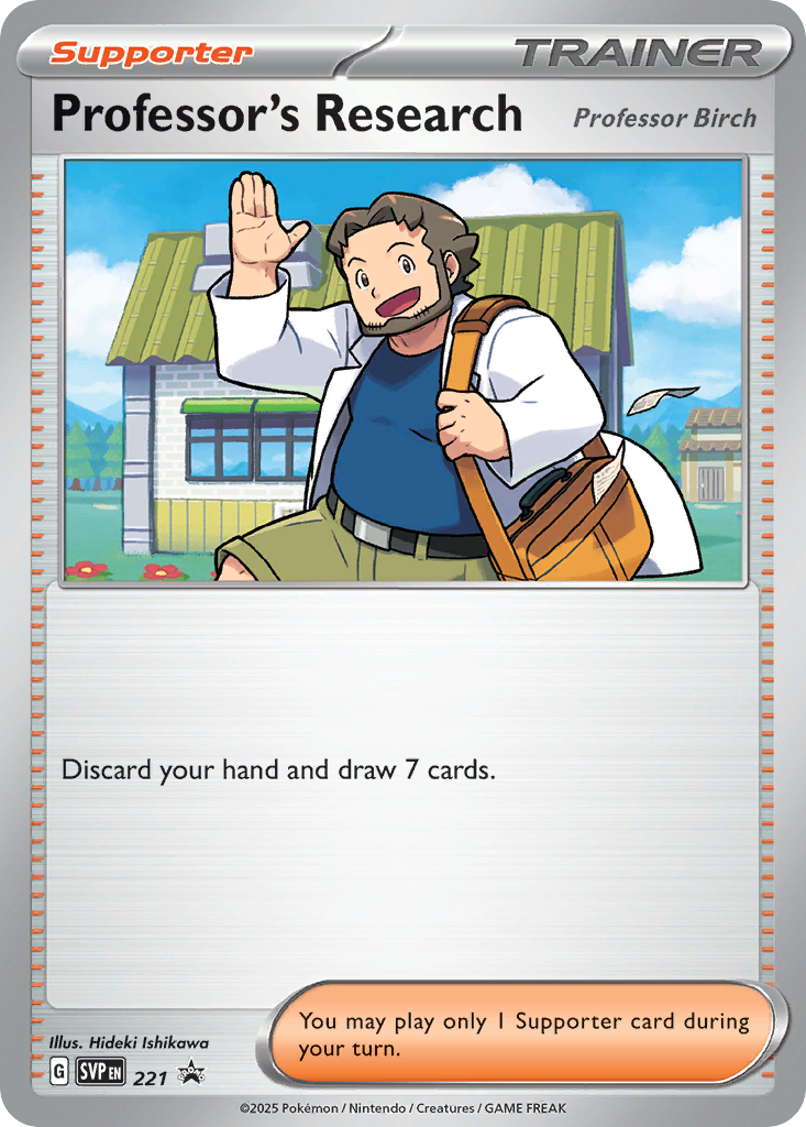 Professor's Research [Professor Birch] Pokémon card
