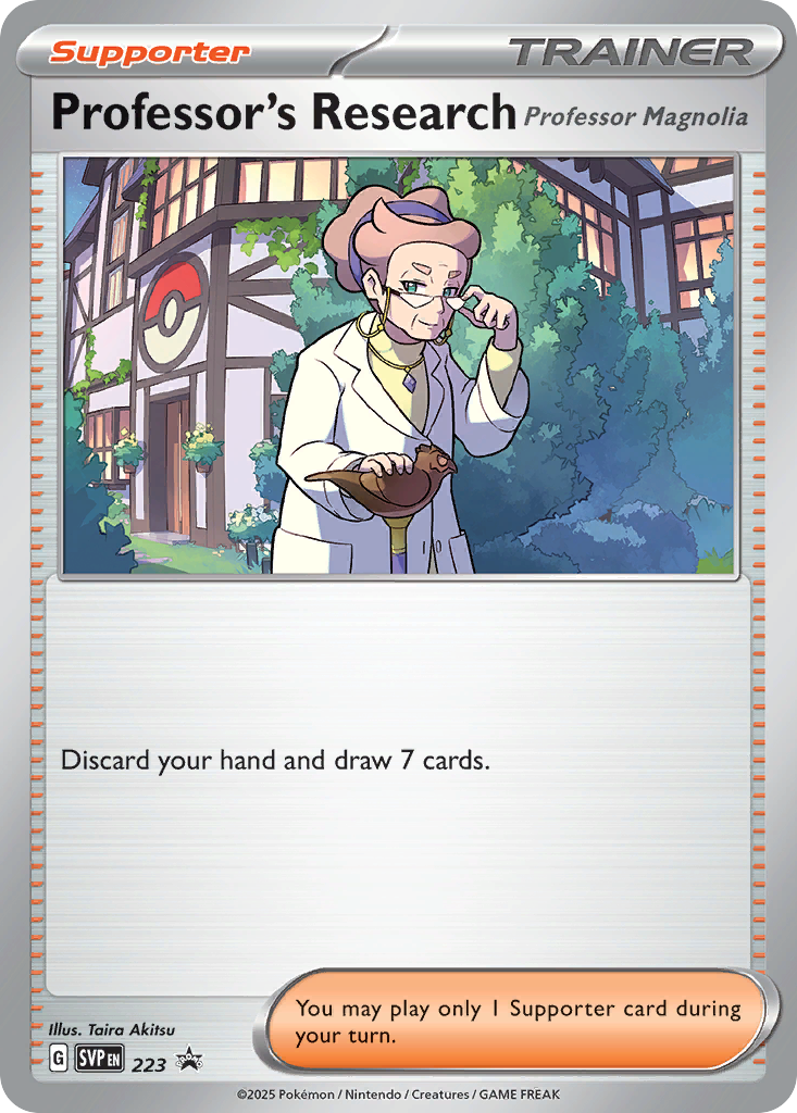 Professor's Research [Professor Magnolia] Pokémon card