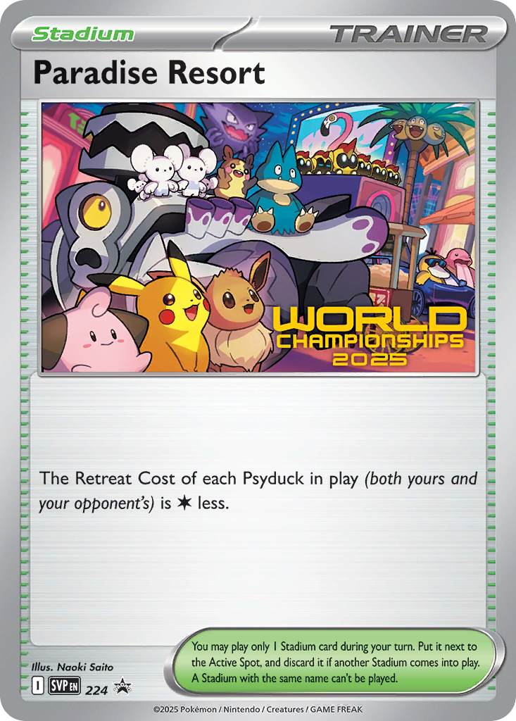 Paradise Resort Pokémon card