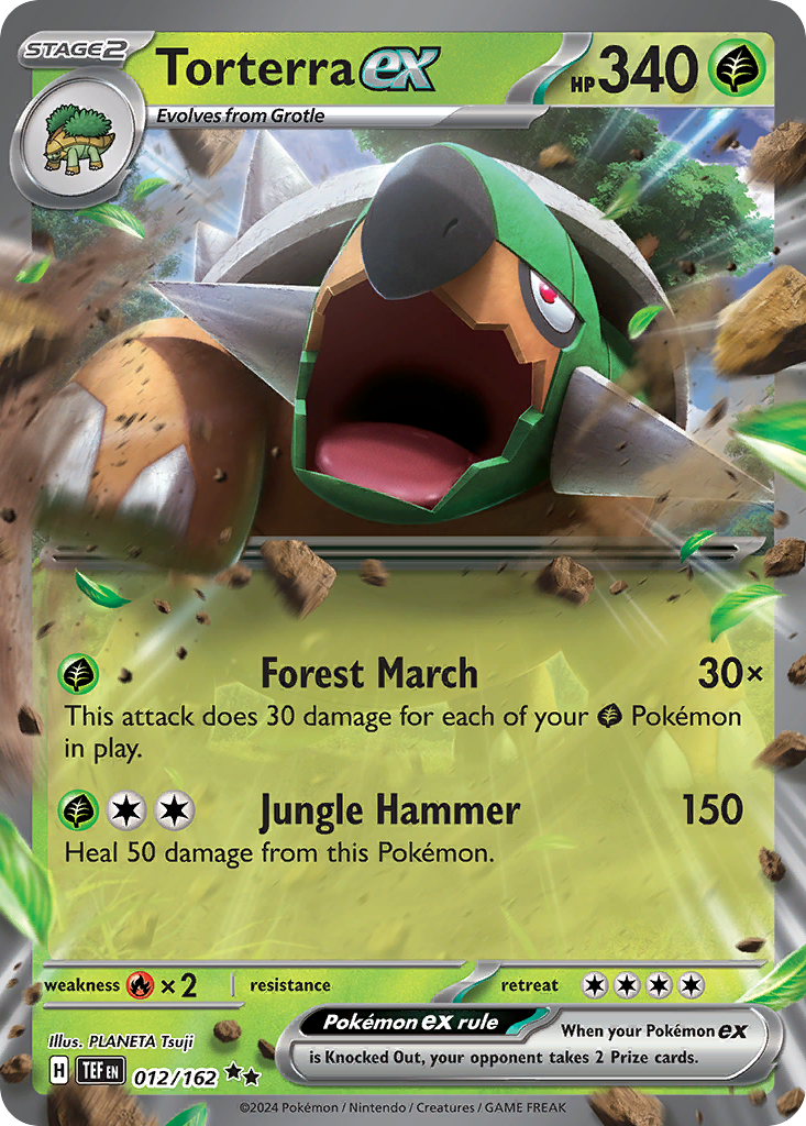 Torterra ex Pokémon card