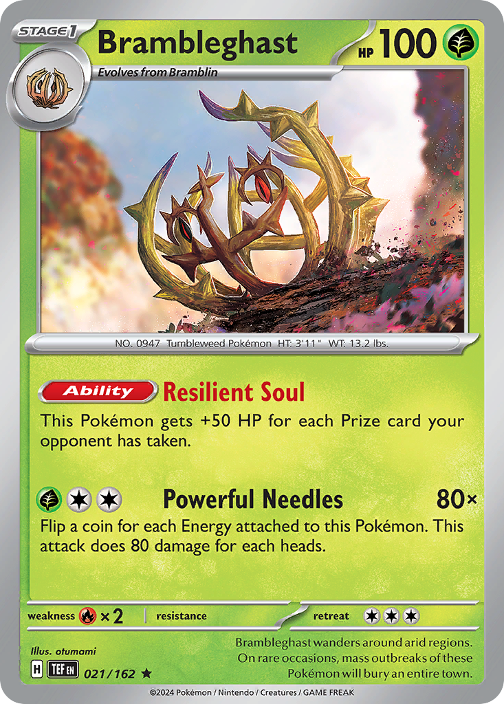 Brambleghast Pokémon card