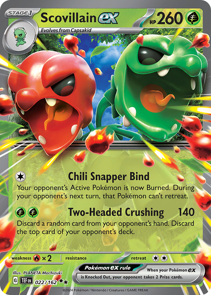 Scovillain ex Pokémon card