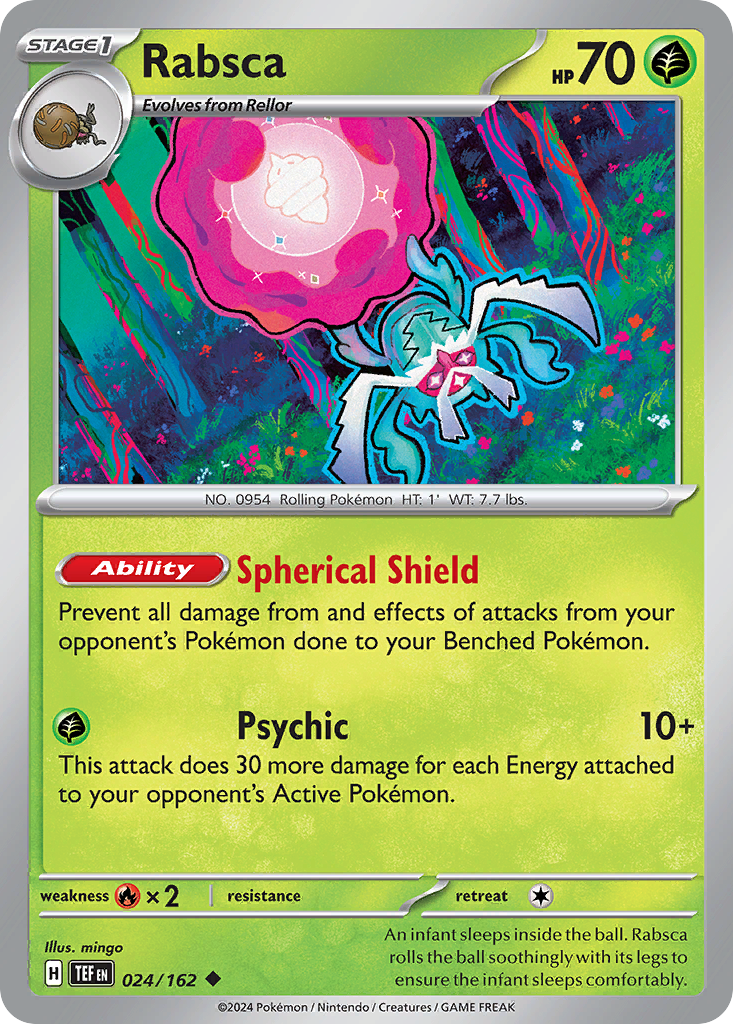 Rabsca Pokémon card