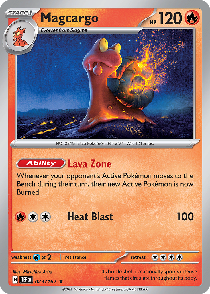 Magcargo Pokémon card