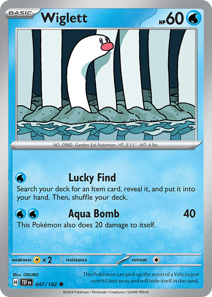 Wiglett Pokémon card