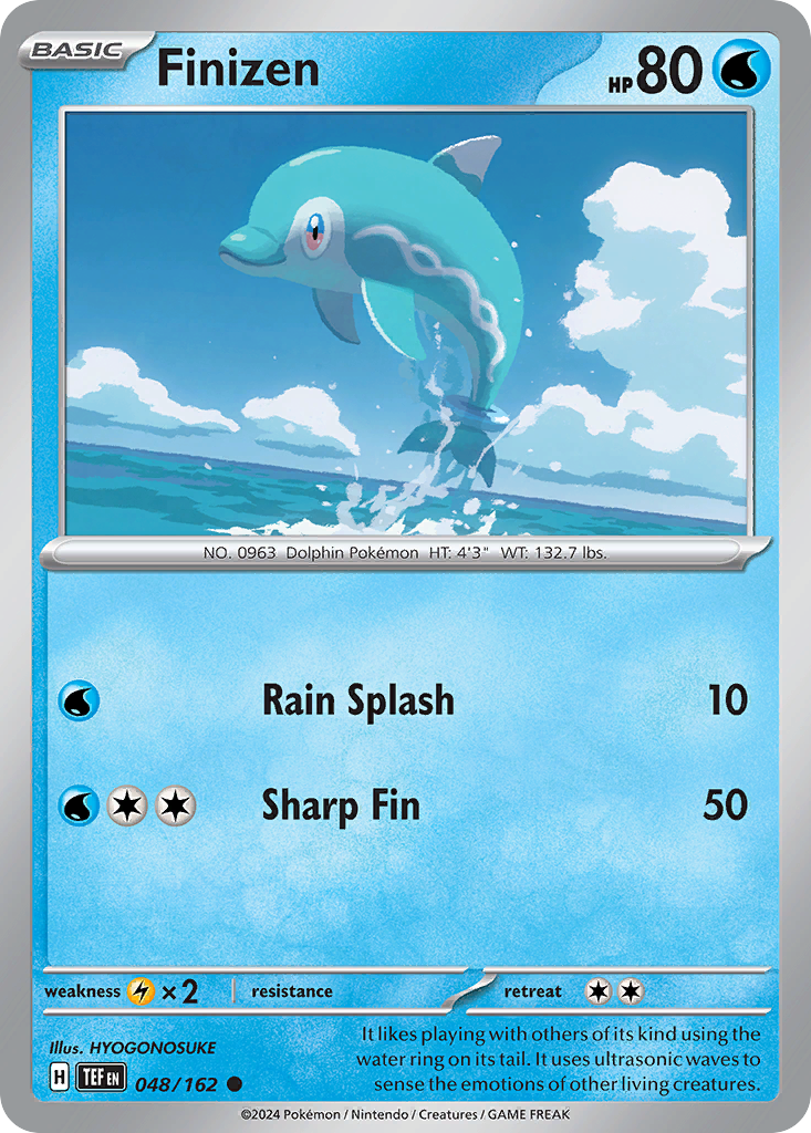 Finizen Pokémon card