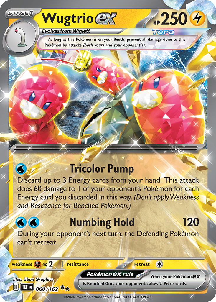 Wugtrio ex Pokémon card