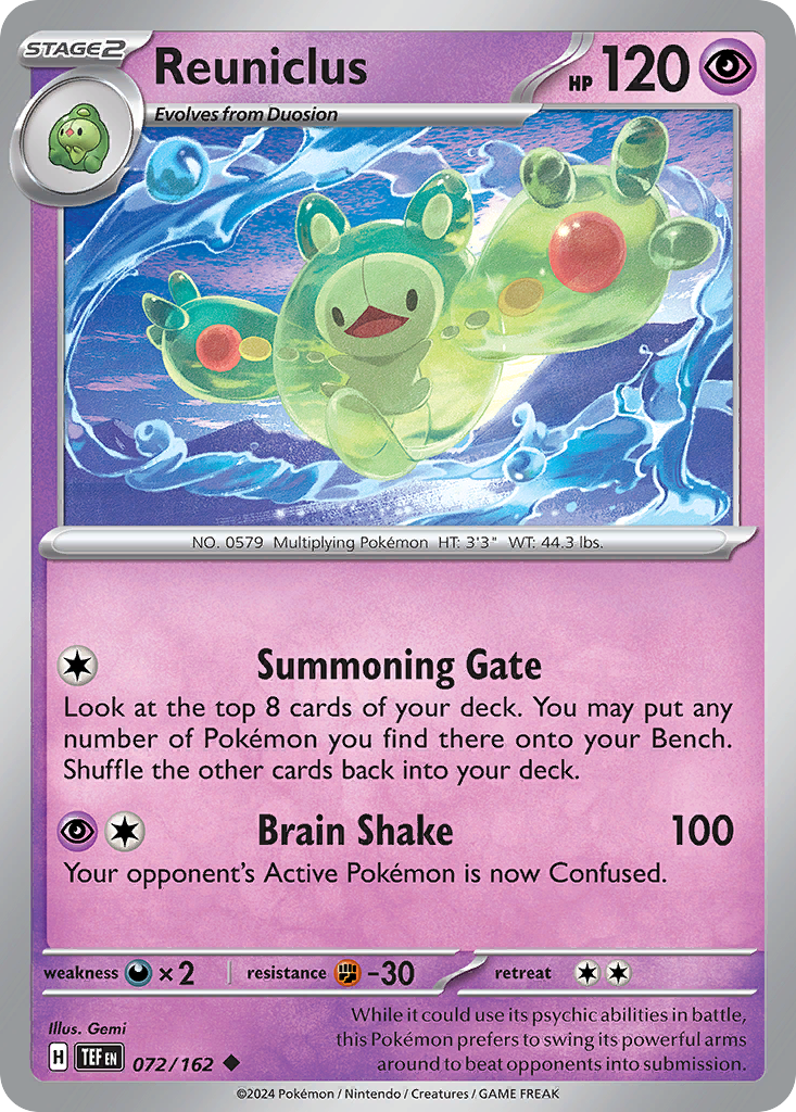 Reuniclus Pokémon card