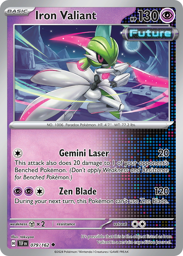Iron Valiant Pokémon card