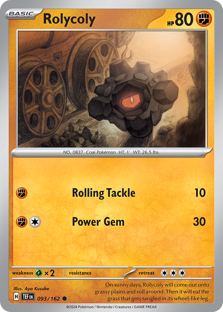 Rolycoly Pokémon card