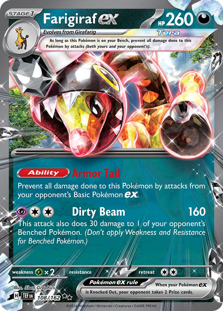 Farigiraf ex Pokémon card