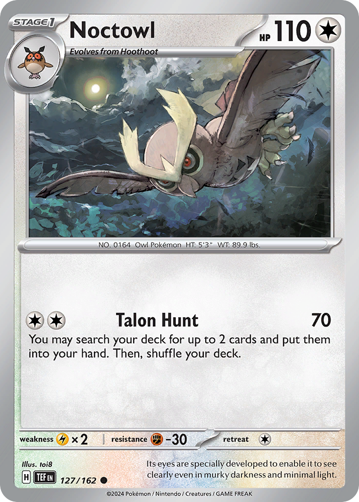 Noctowl Pokémon card