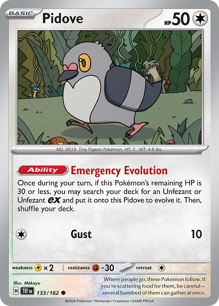 Pidove Pokémon card