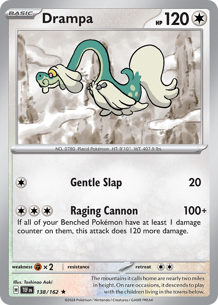 Drampa Pokémon card