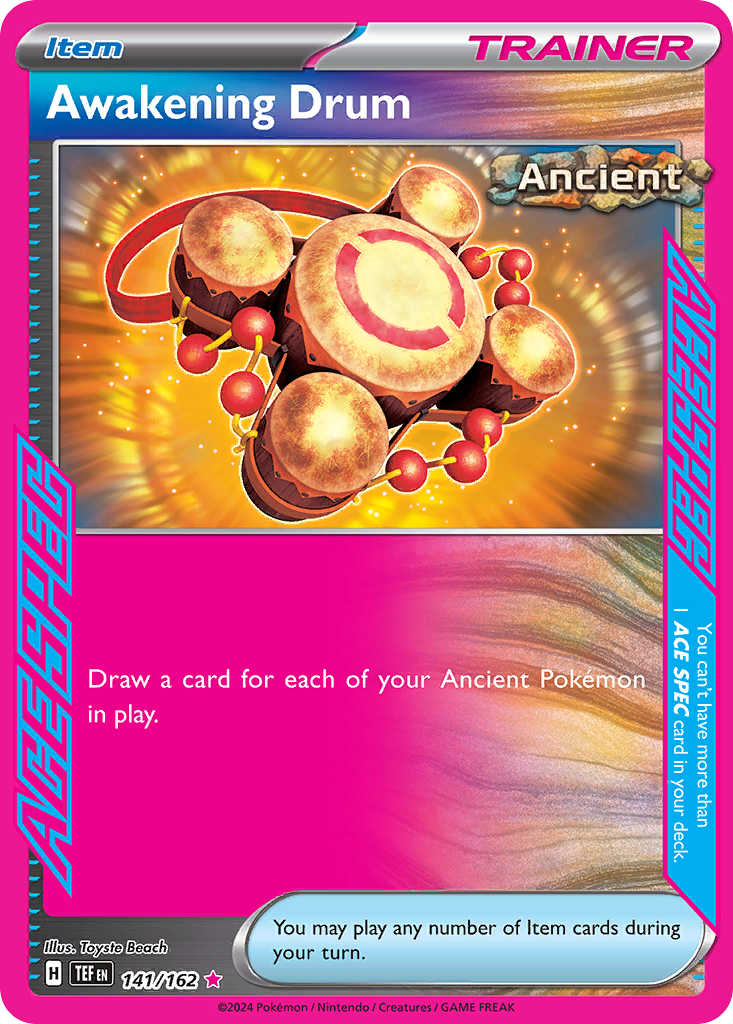 Awakening Drum Pokémon card
