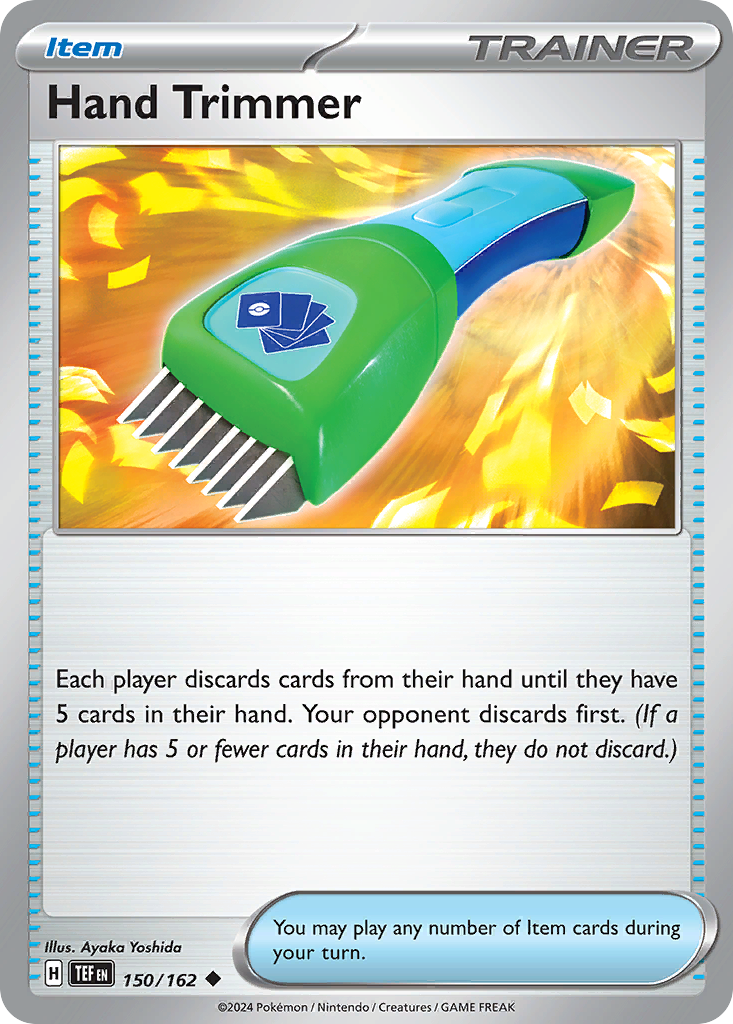 Hand Trimmer Pokémon card