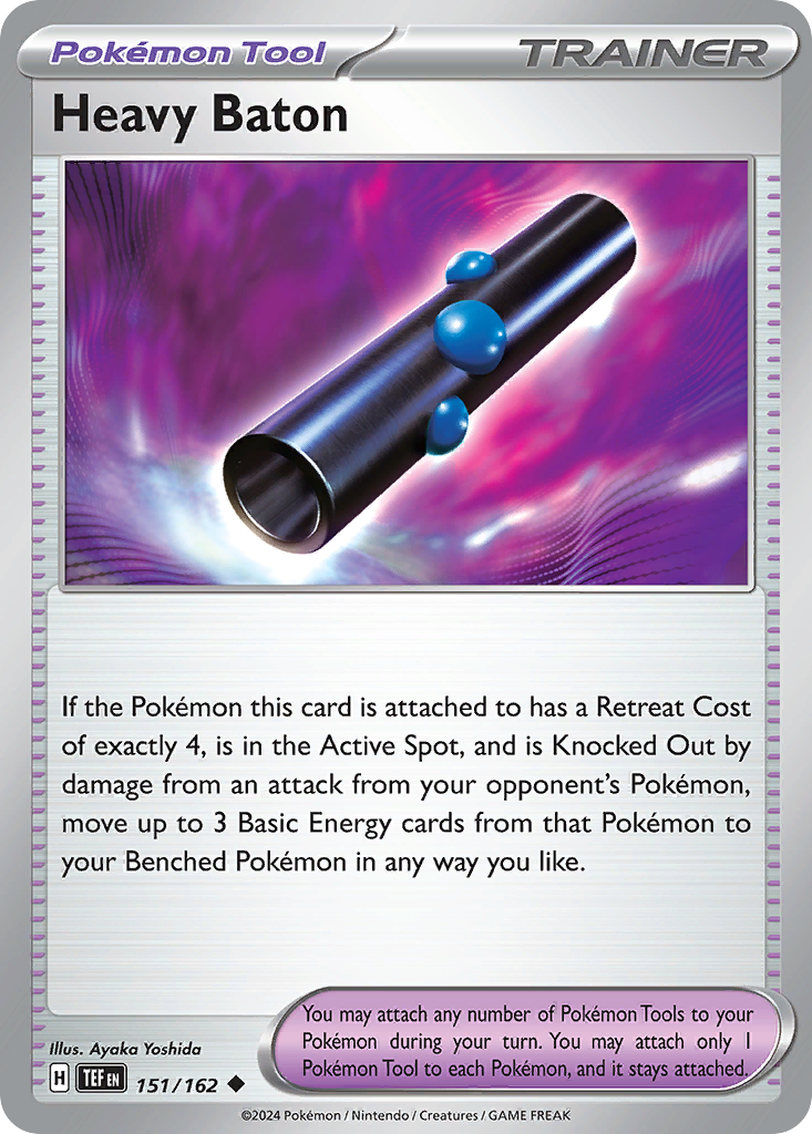 Heavy Baton Pokémon card
