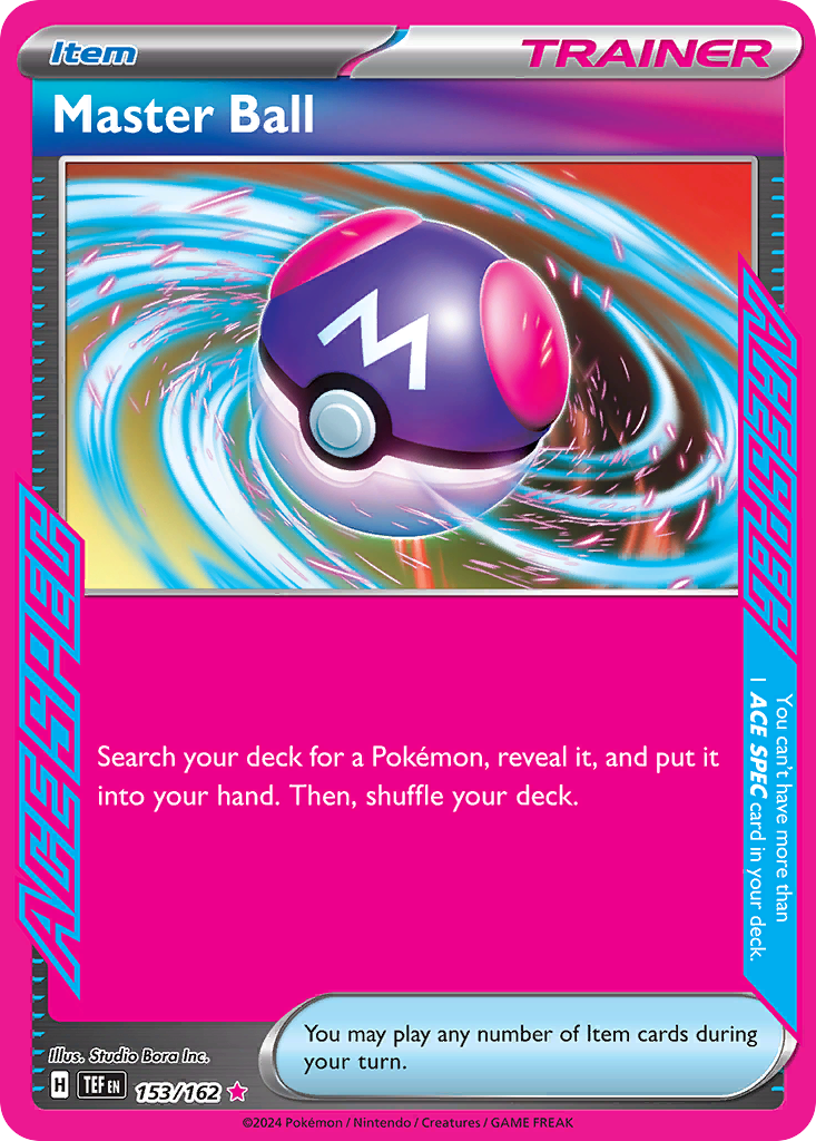Master Ball Pokémon card