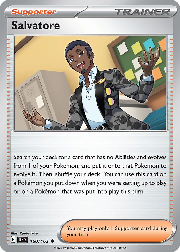 Salvatore Pokémon card