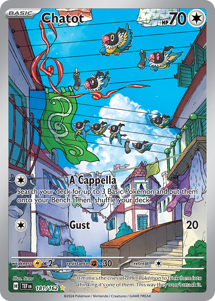 Chatot Pokémon card
