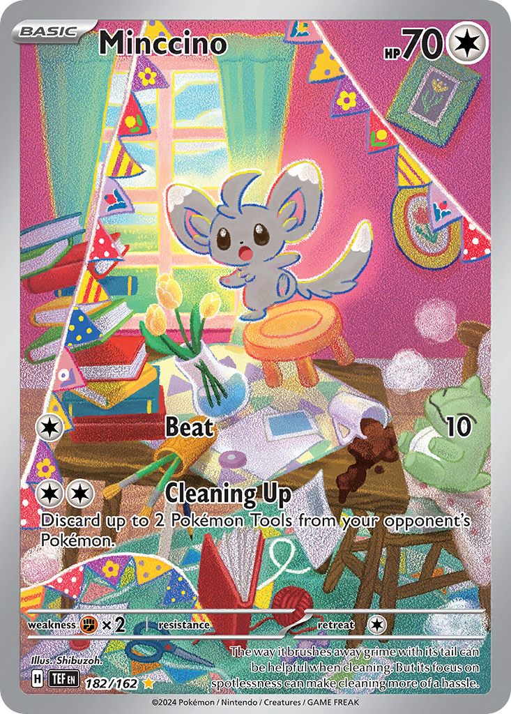 Minccino Pokémon card