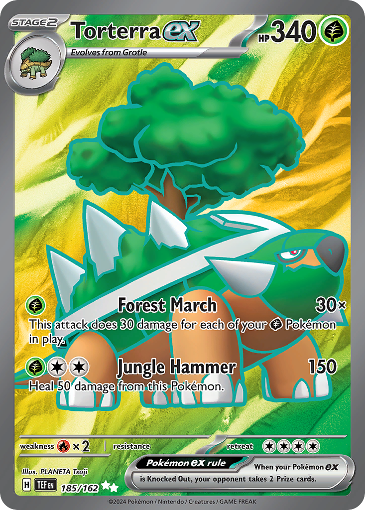 Torterra ex Pokémon card