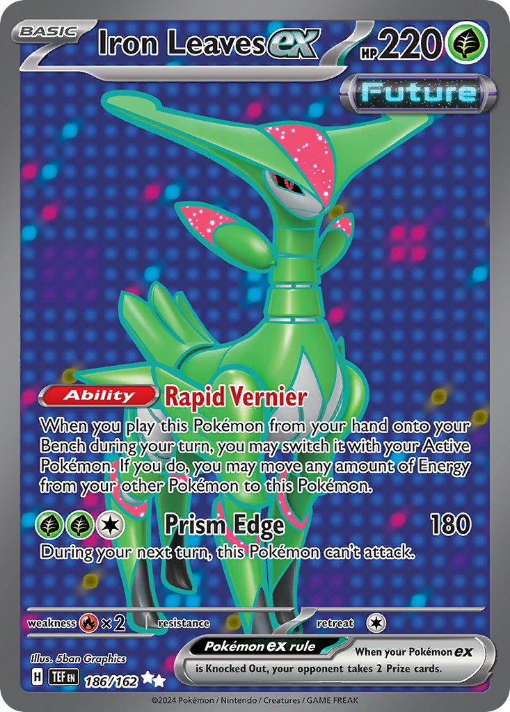 Iron Leaves ex Pokémon card