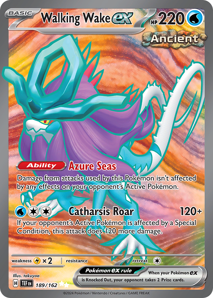 Walking Wake ex Pokémon card