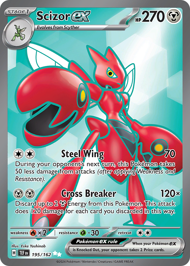 Scizor ex Pokémon card