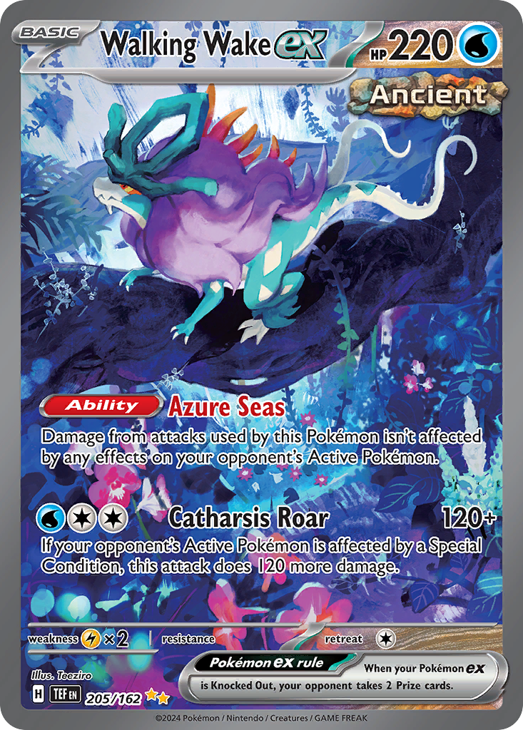 Walking Wake ex Pokémon card