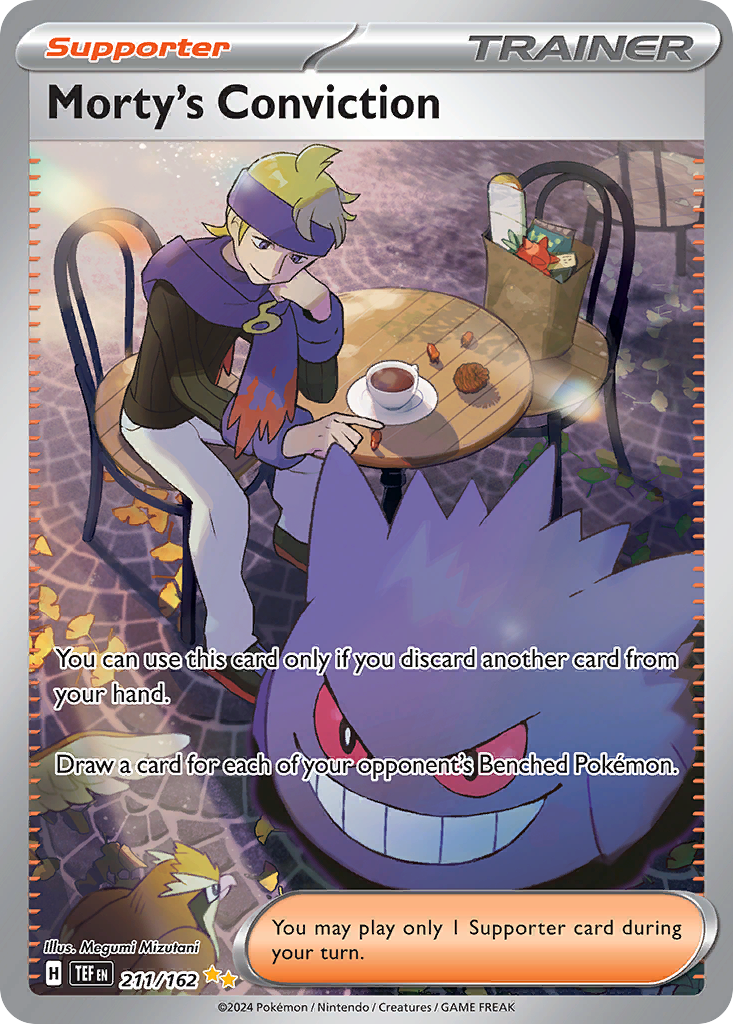 Morty's Conviction Pokémon card