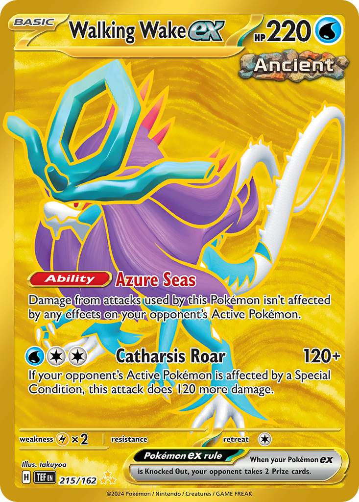 Walking Wake ex Pokémon card