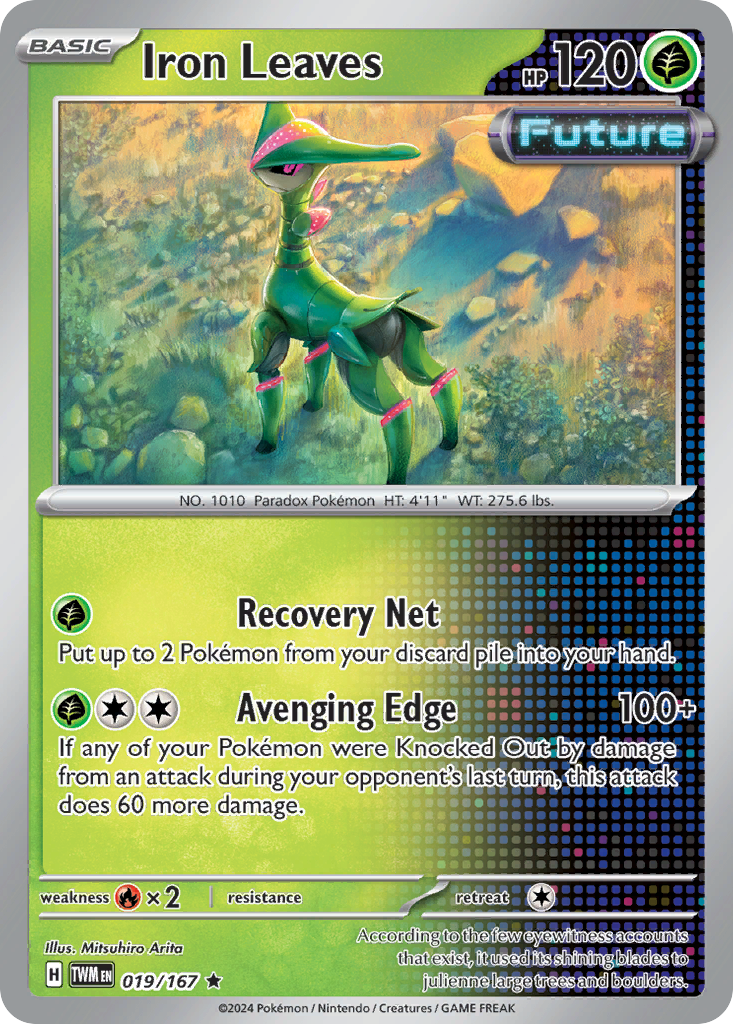 Iron Leaves Pokémon card