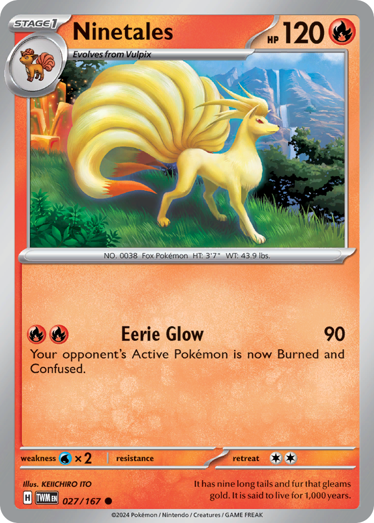 Ninetales Pokémon card