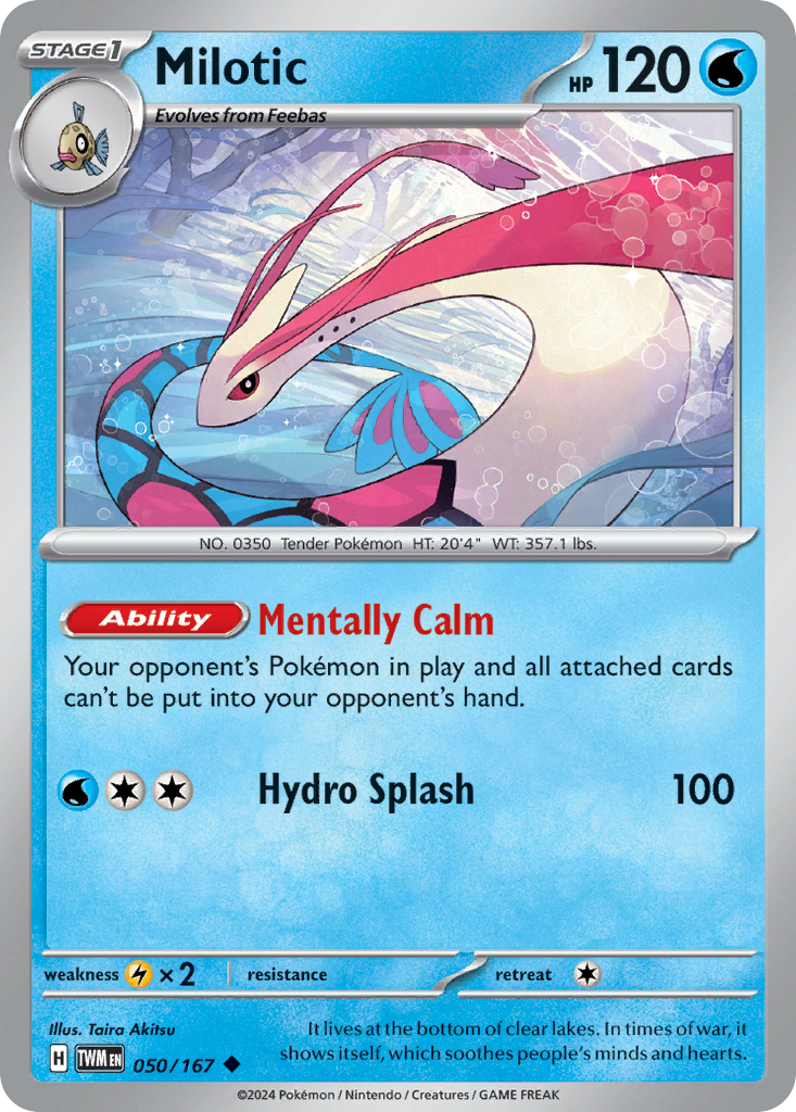 Milotic Pokémon card
