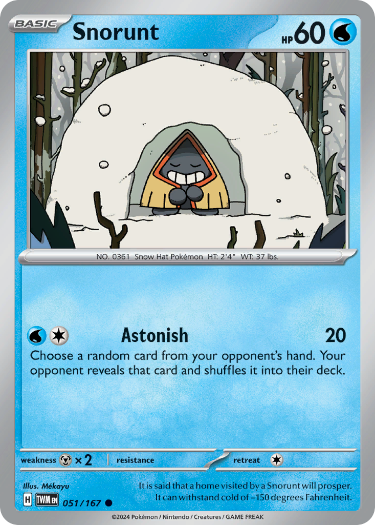 Snorunt Pokémon card