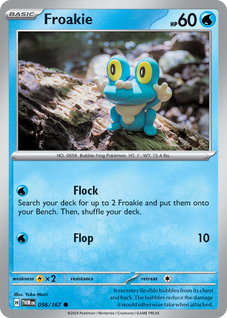 Froakie Pokémon card