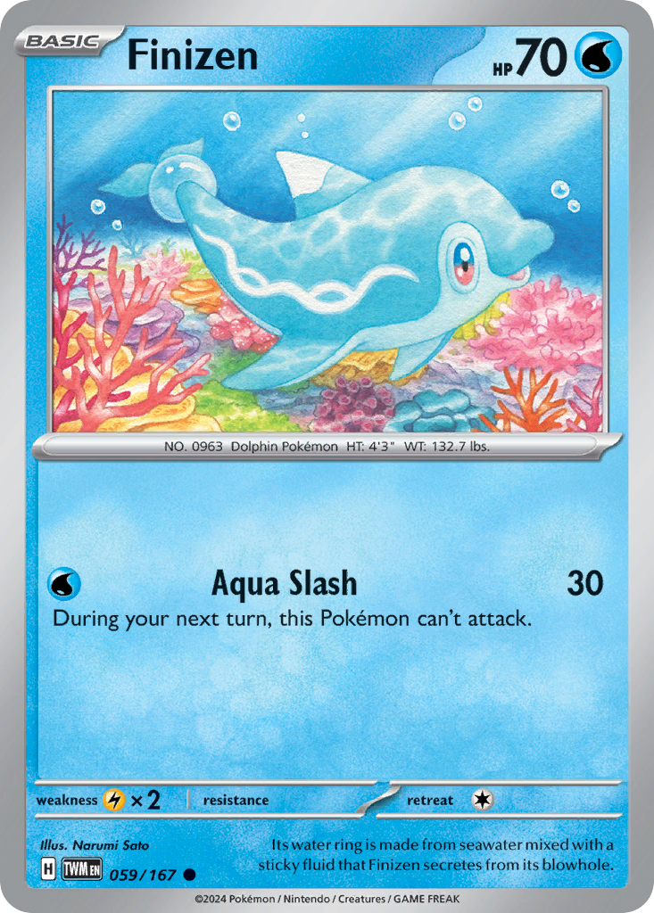 Finizen Pokémon card