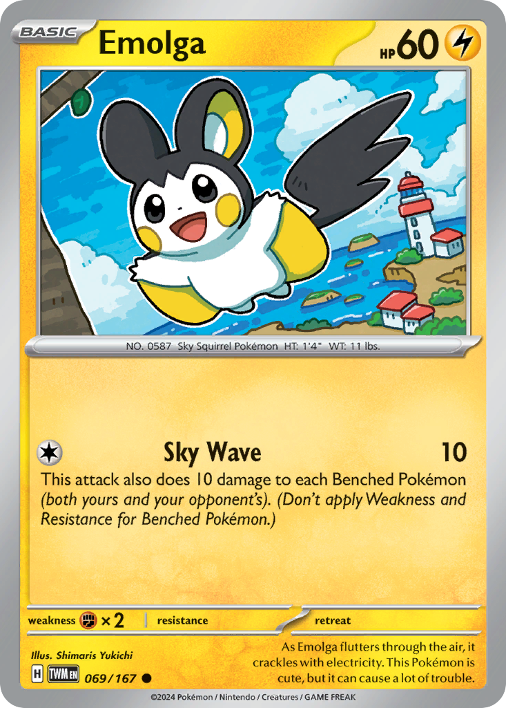 Emolga Pokémon card