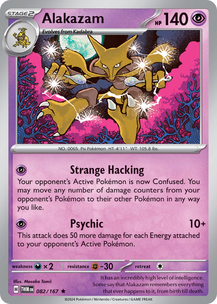 Alakazam Pokémon card