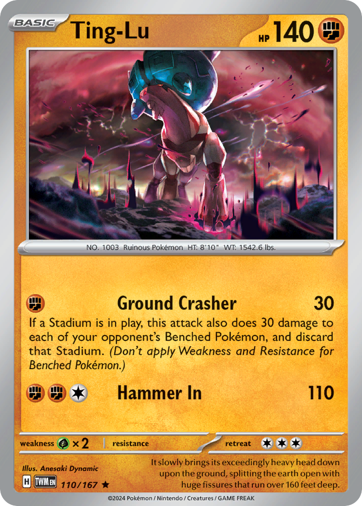 Ting-Lu Pokémon card