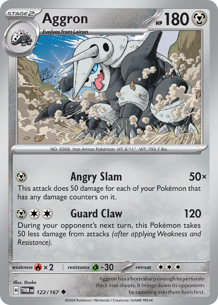 Aggron Pokémon card