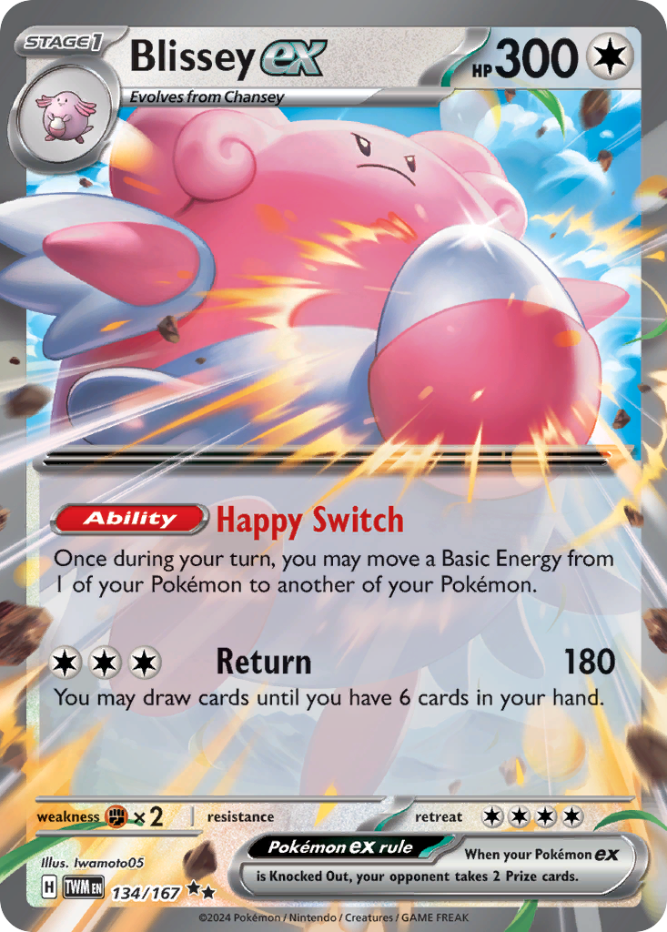 Blissey ex Pokémon card