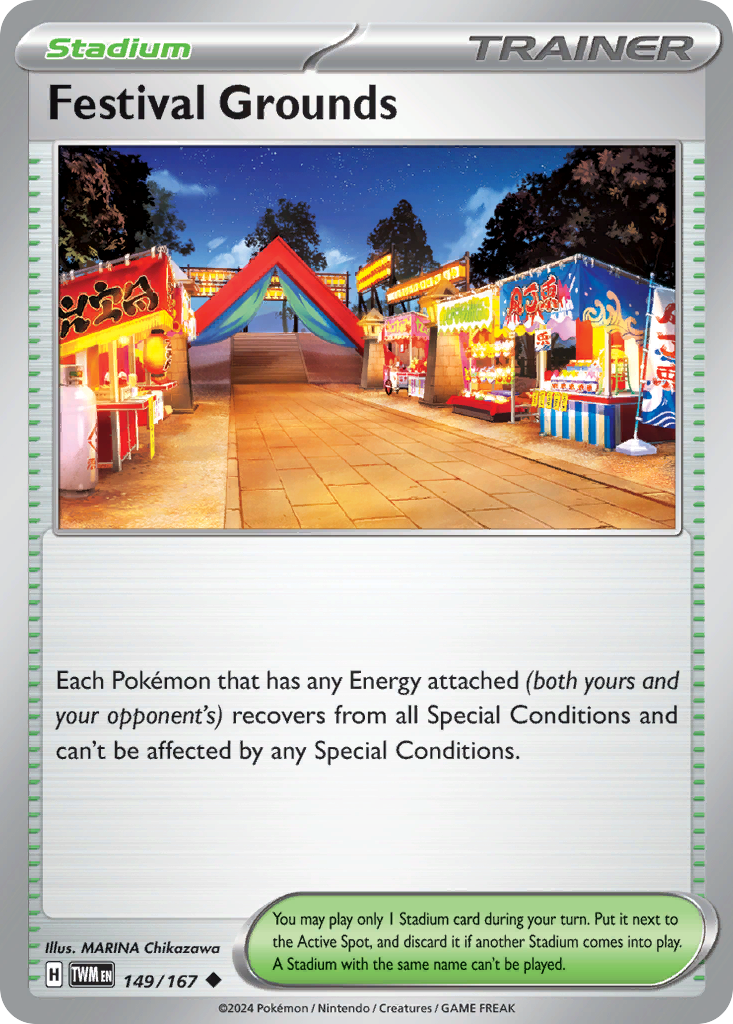 Festival Grounds Pokémon card