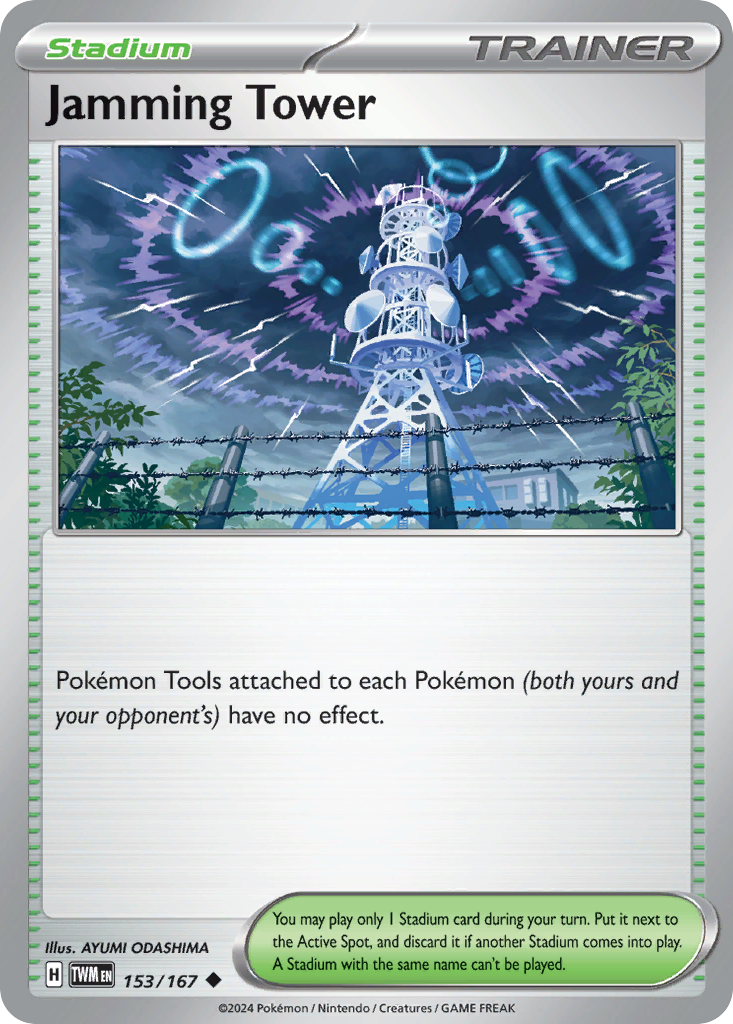 Jamming Tower Pokémon card