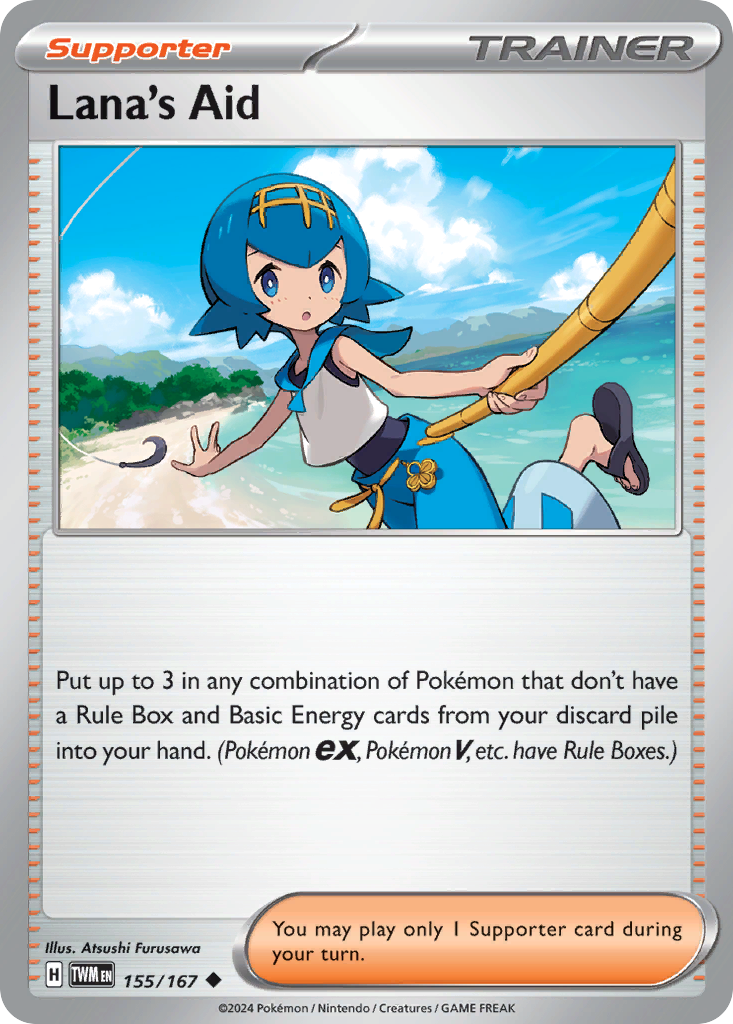 Lana's Aid Pokémon card