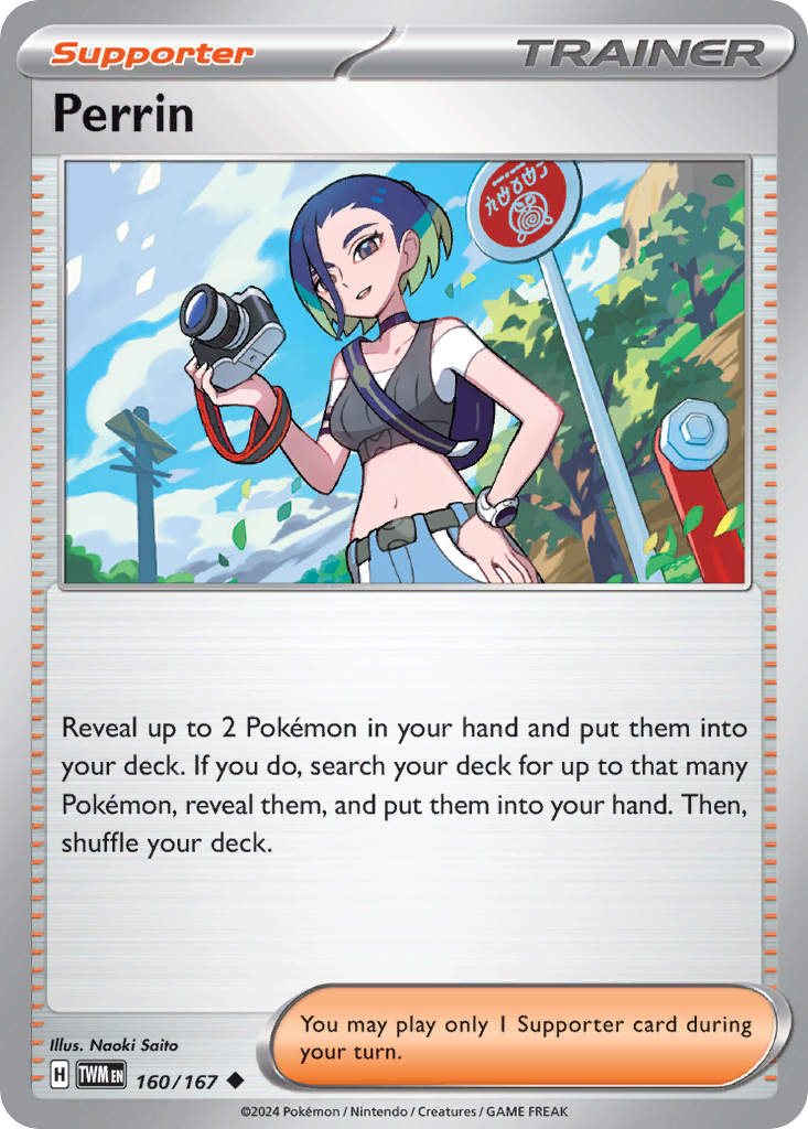 Perrin Pokémon card